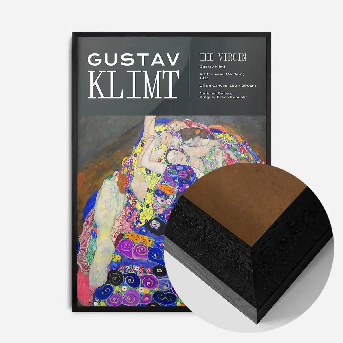 Gustav Klimt The Virgin Artist Poster