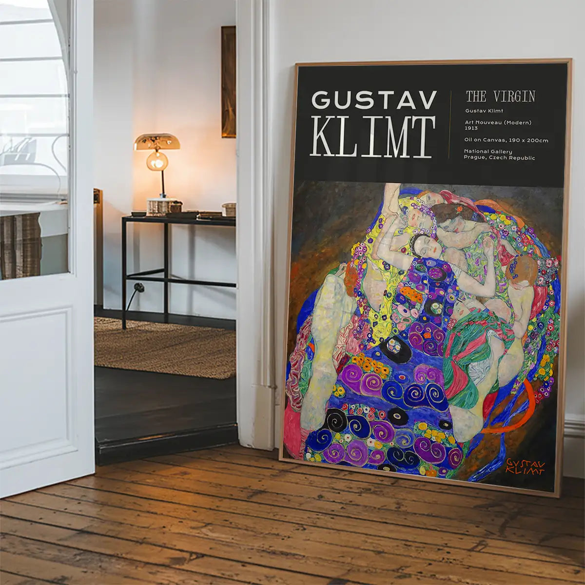 Gustav Klimt The Virgin Artist Poster