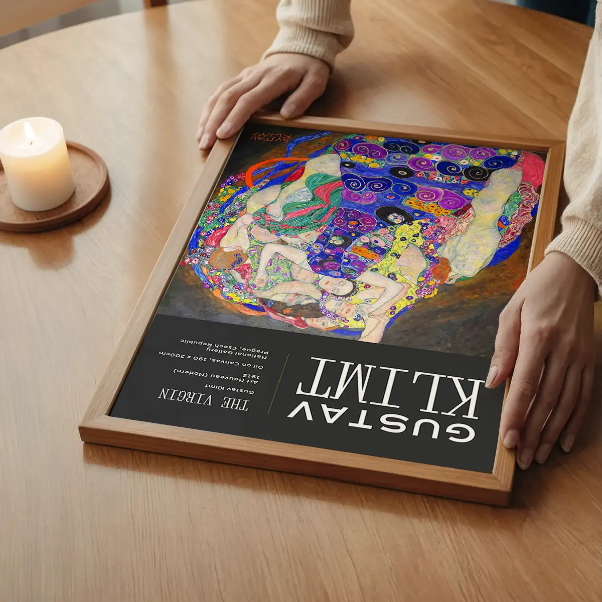 Gustav Klimt The Virgin Artist Poster