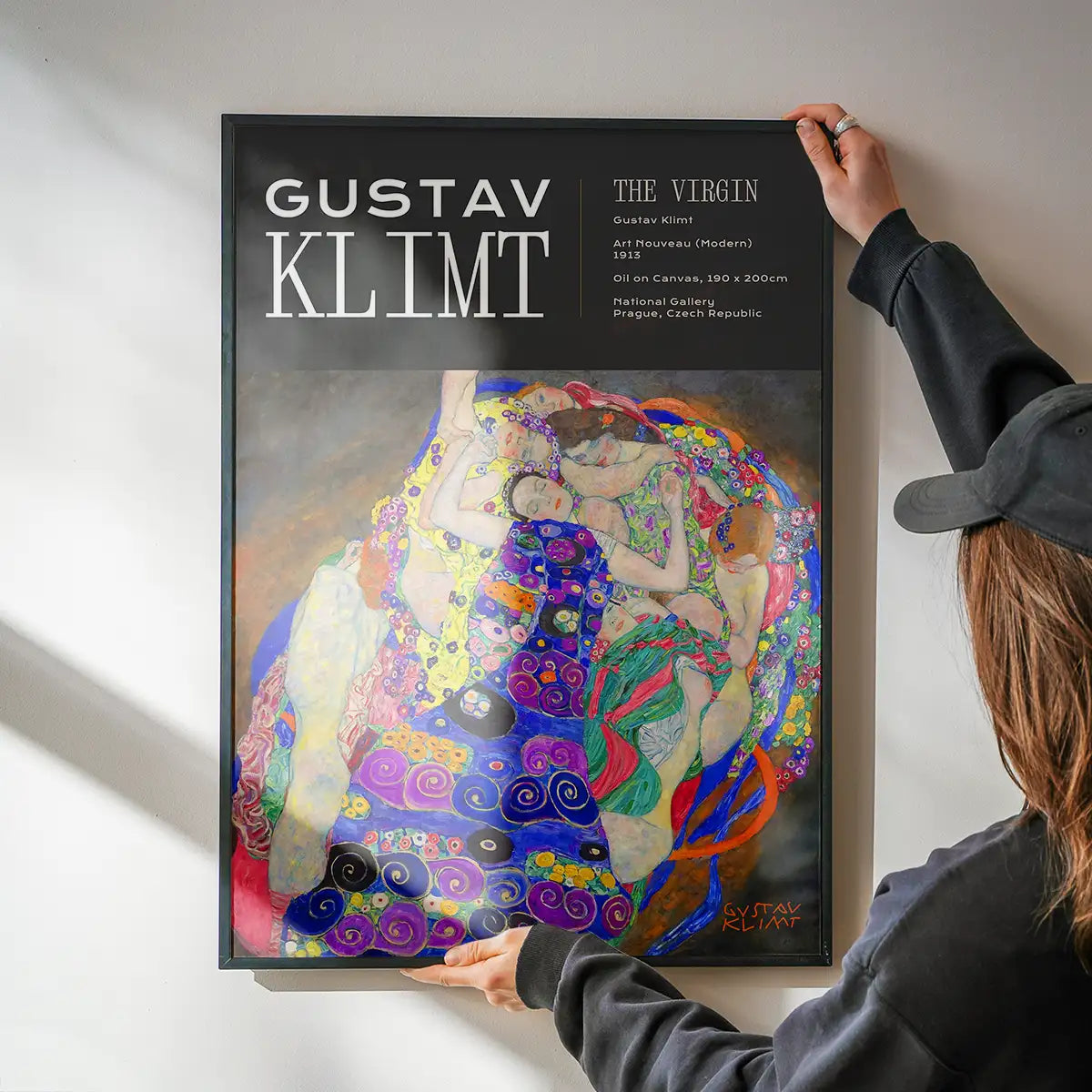 Gustav Klimt The Virgin Artist Poster