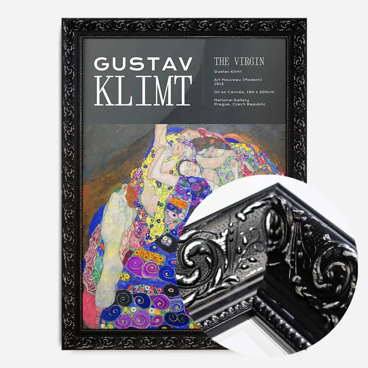 Gustav Klimt The Virgin Artist Poster