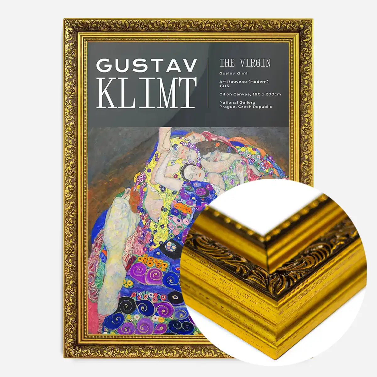 Gustav Klimt The Virgin Artist Poster