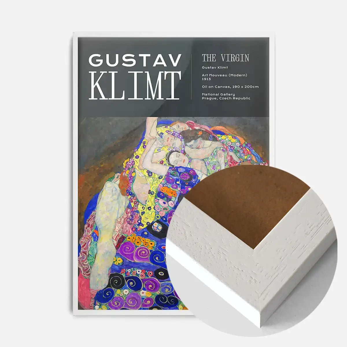 Gustav Klimt The Virgin Artist Poster