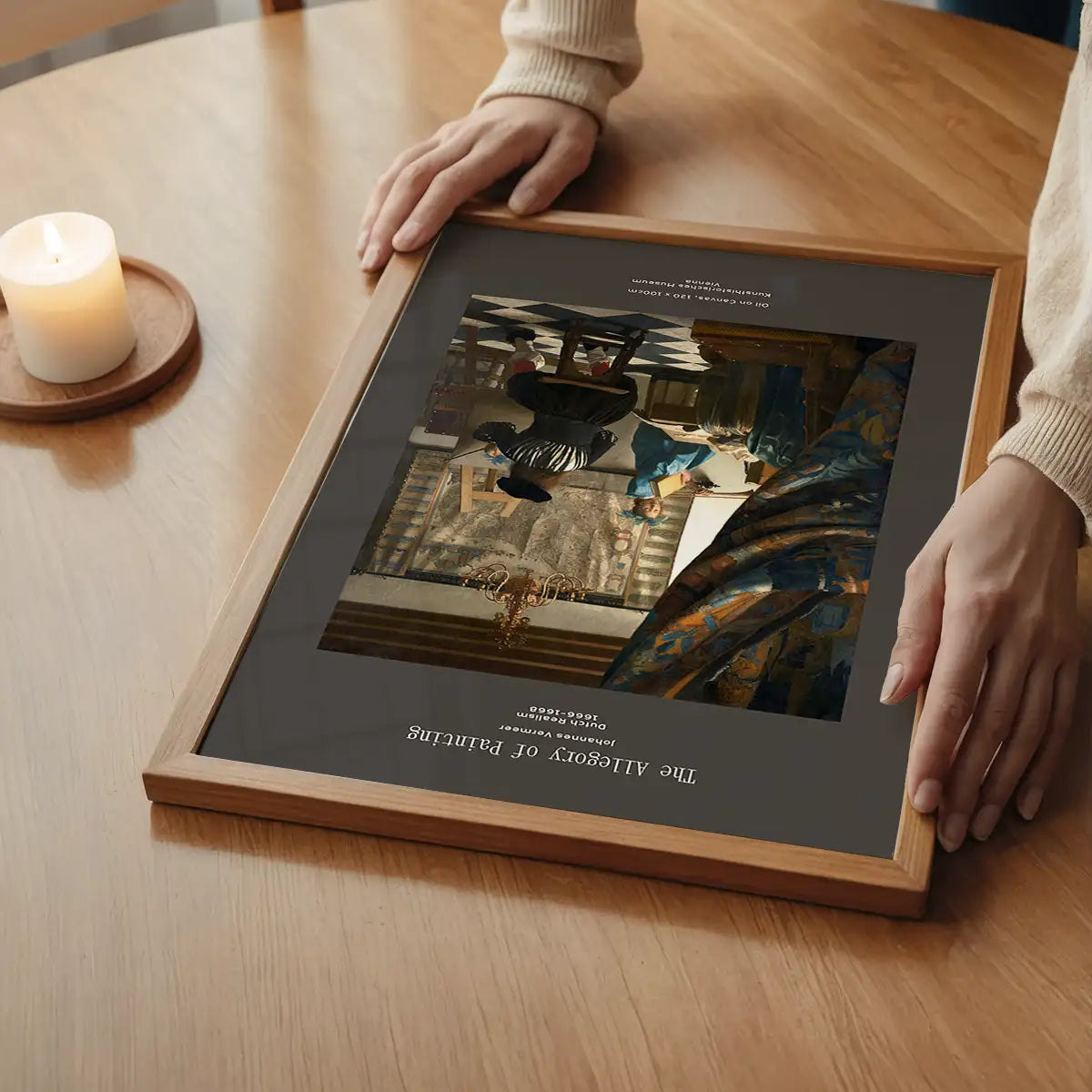 Johannes Vermeer The Allegory Of Painting Artist Poster