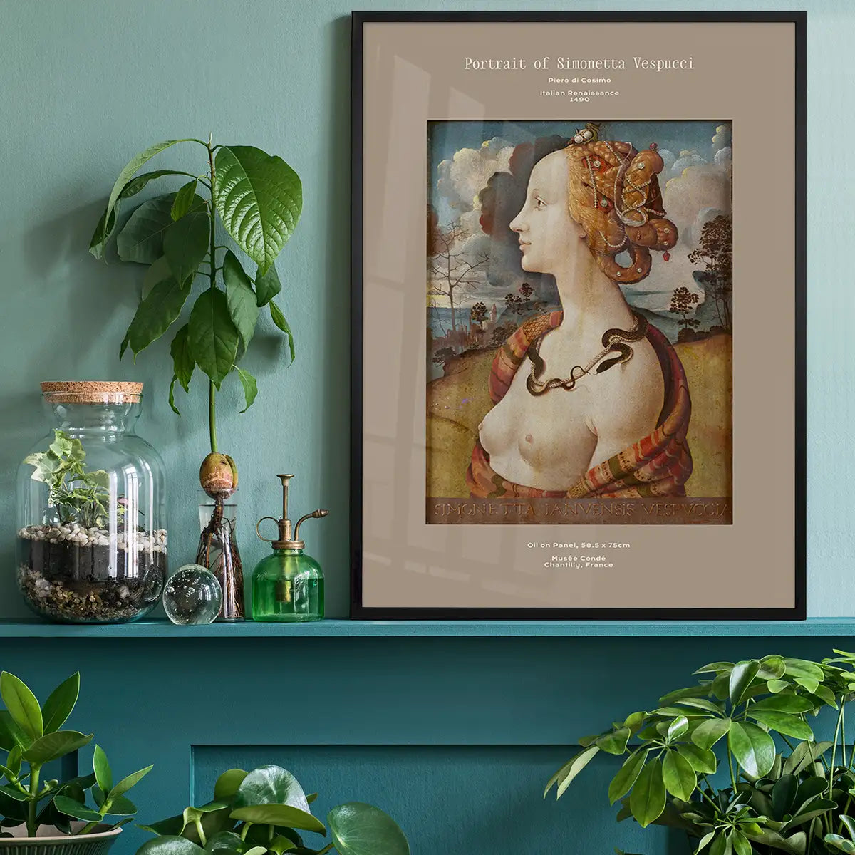 Piero di Cosimo Portrait Of Simonetta Vespucci Artist Poster