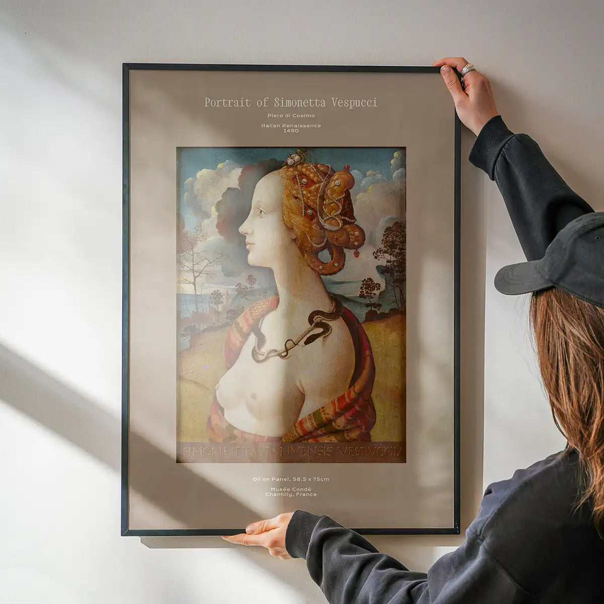 Piero di Cosimo Portrait Of Simonetta Vespucci Artist Poster