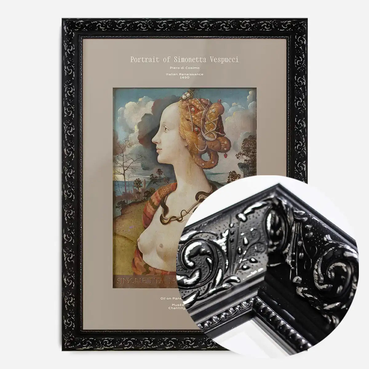 Piero di Cosimo Portrait Of Simonetta Vespucci Artist Poster