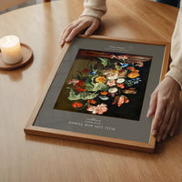 Rachel Ruysch Still Life With Flowers Artist Poster
