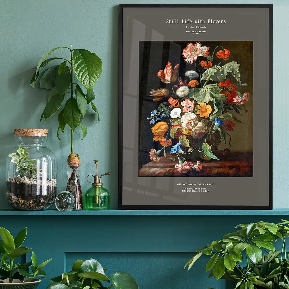 Rachel Ruysch Still Life With Flowers Artist Poster