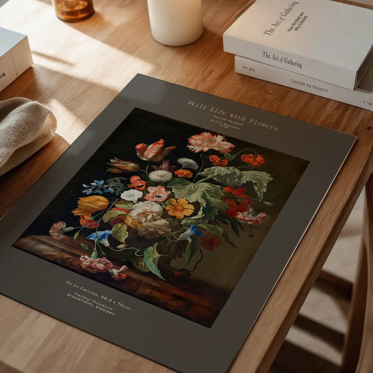 Rachel Ruysch Still Life With Flowers Artist Poster