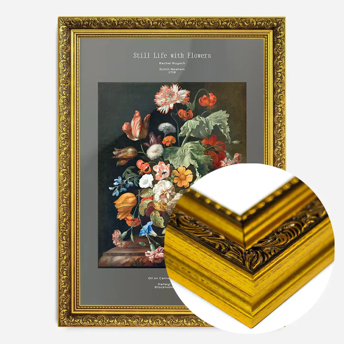Rachel Ruysch Still Life With Flowers Artist Poster