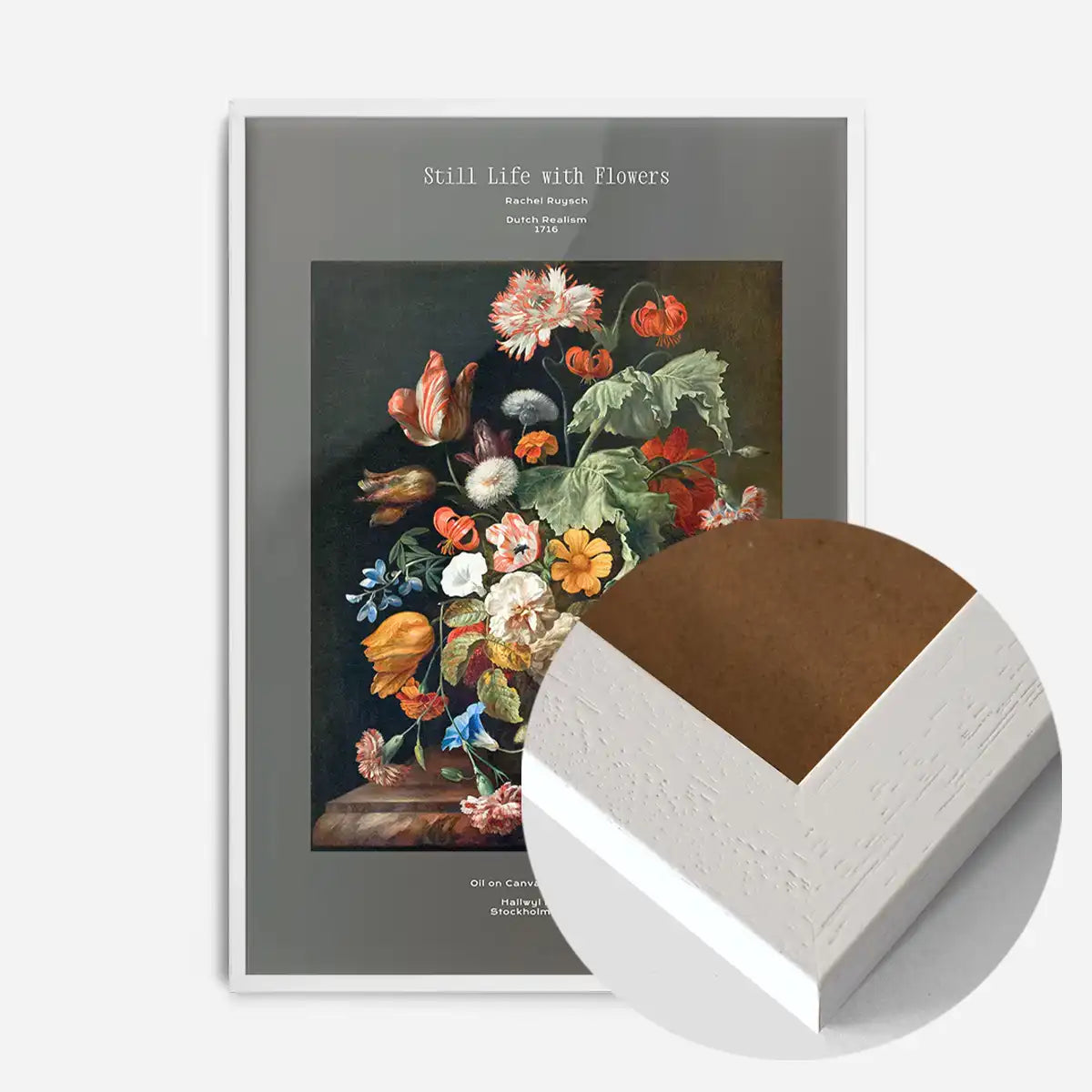 Rachel Ruysch Still Life With Flowers Artist Poster