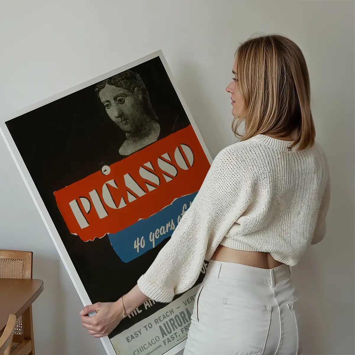Vintage Pablo Picasso Poster Art Institute Chicago