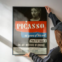 Vintage Pablo Picasso Poster Art Institute Chicago