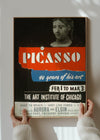 Vintage Pablo Picasso Poster Art Institute Chicago
