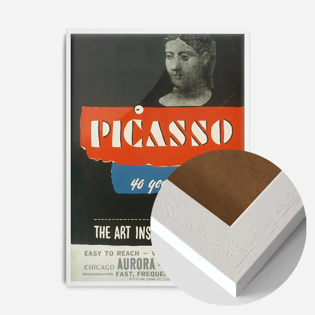 Vintage Pablo Picasso Poster Art Institute Chicago