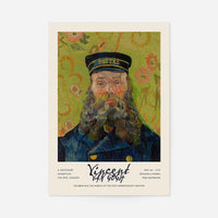 Vincent Van Gogh The Postman Exhibition Poster