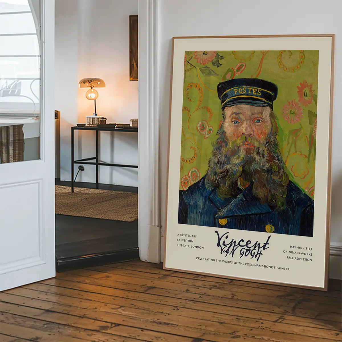 Vincent Van Gogh The Postman Exhibition Poster