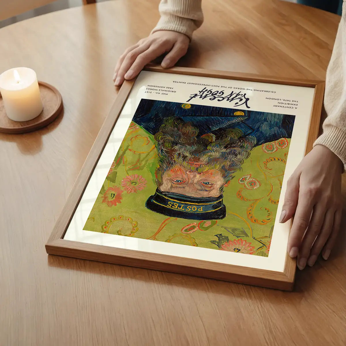 Vincent Van Gogh The Postman Exhibition Poster