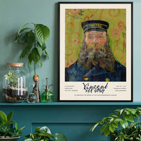 Vincent Van Gogh The Postman Exhibition Poster