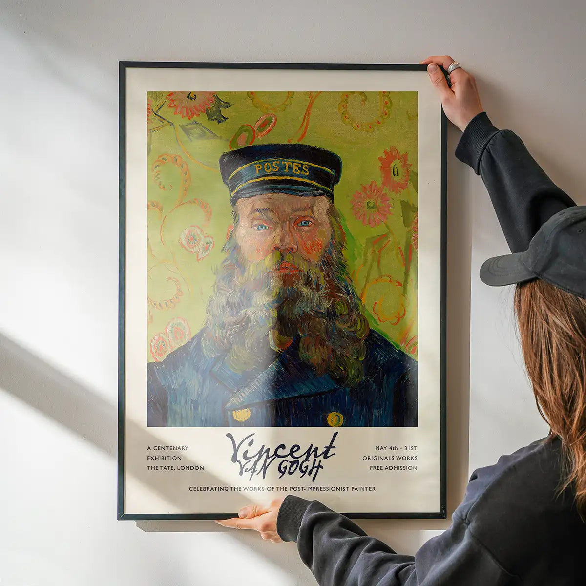 Vincent Van Gogh The Postman Exhibition Poster