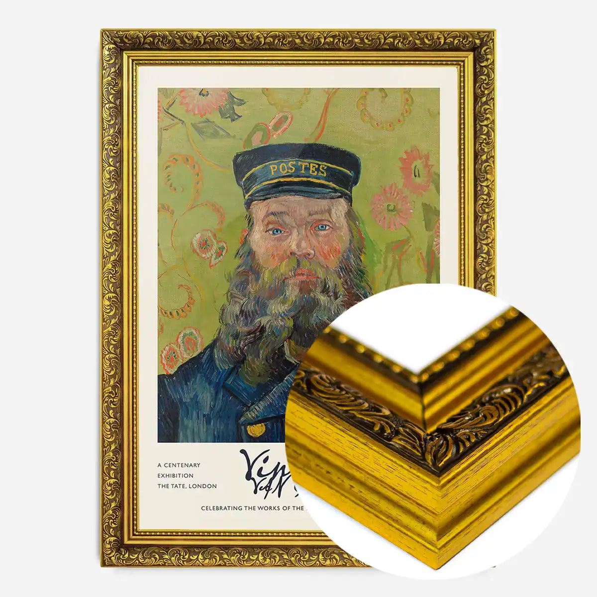 Vincent Van Gogh The Postman Exhibition Poster