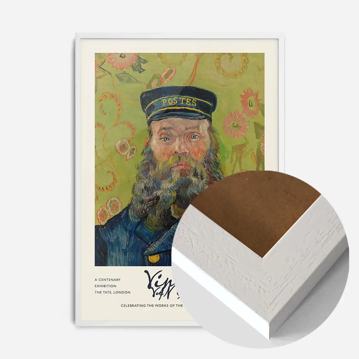 Vincent Van Gogh The Postman Exhibition Poster
