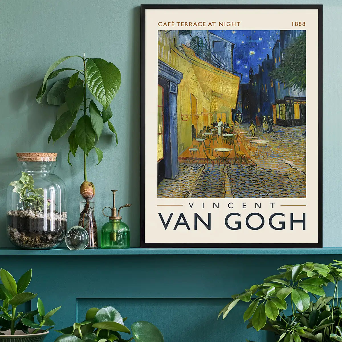 Vincent Van Gogh Cafe Terrace at Night Poster