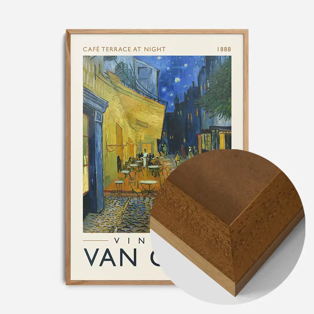 Vincent Van Gogh Cafe Terrace at Night Poster
