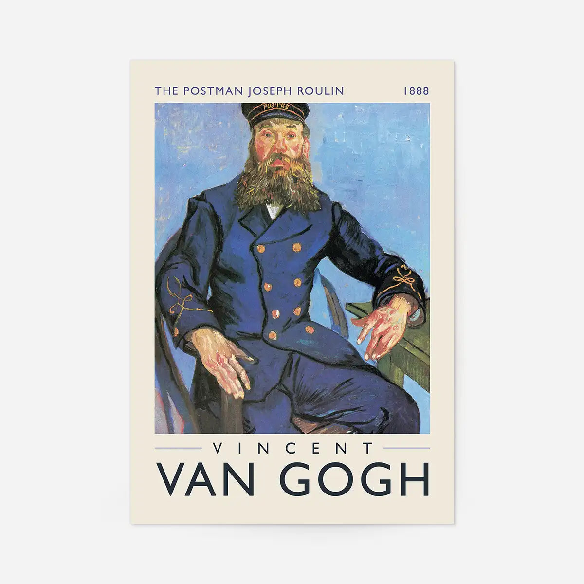 Vincent Van Gogh The Postman Joseph Roulin Poster