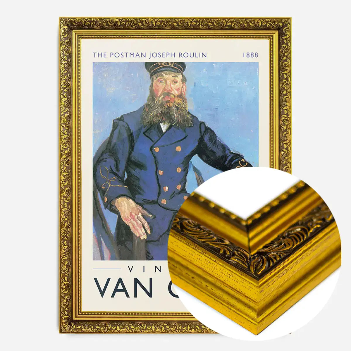 Vincent Van Gogh The Postman Joseph Roulin Poster