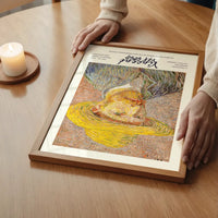 Vincent Van Gogh Self Portrait with straw hat poster