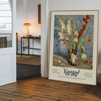 Vincent Van Gogh Vase with Gladioli exhibition poster