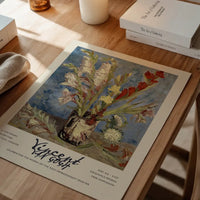 Vincent Van Gogh Vase with Gladioli exhibition poster