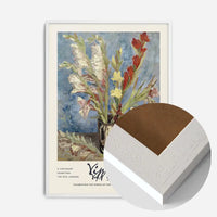Vincent Van Gogh Vase with Gladioli exhibition poster