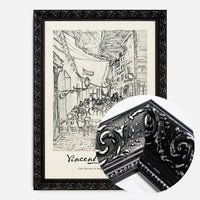 Vincent Van Gogh Pencil Sketch Poster Cafe Terrace 1888
