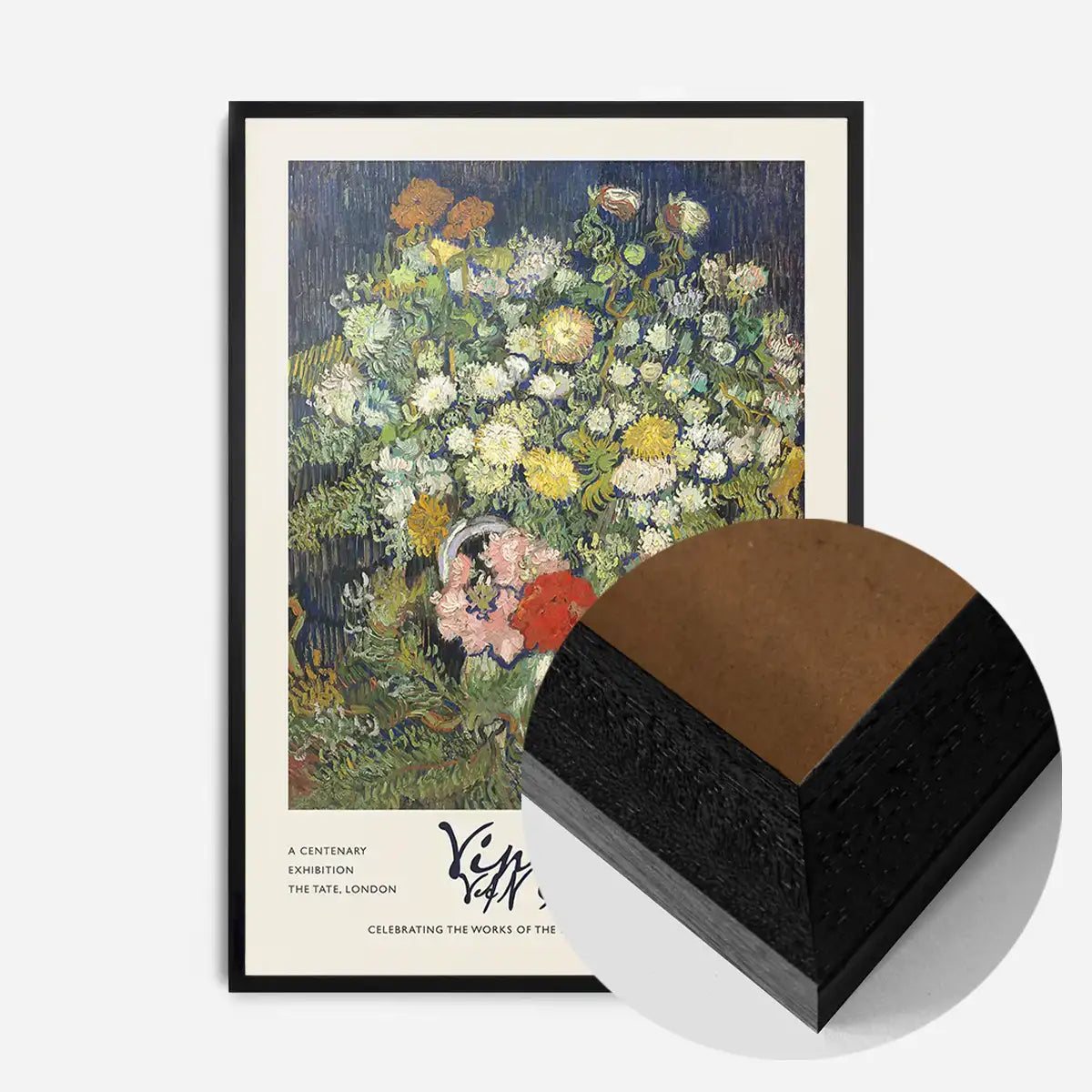 Vincent Van Gogh Bouquet of Flowers Exhibition Poster