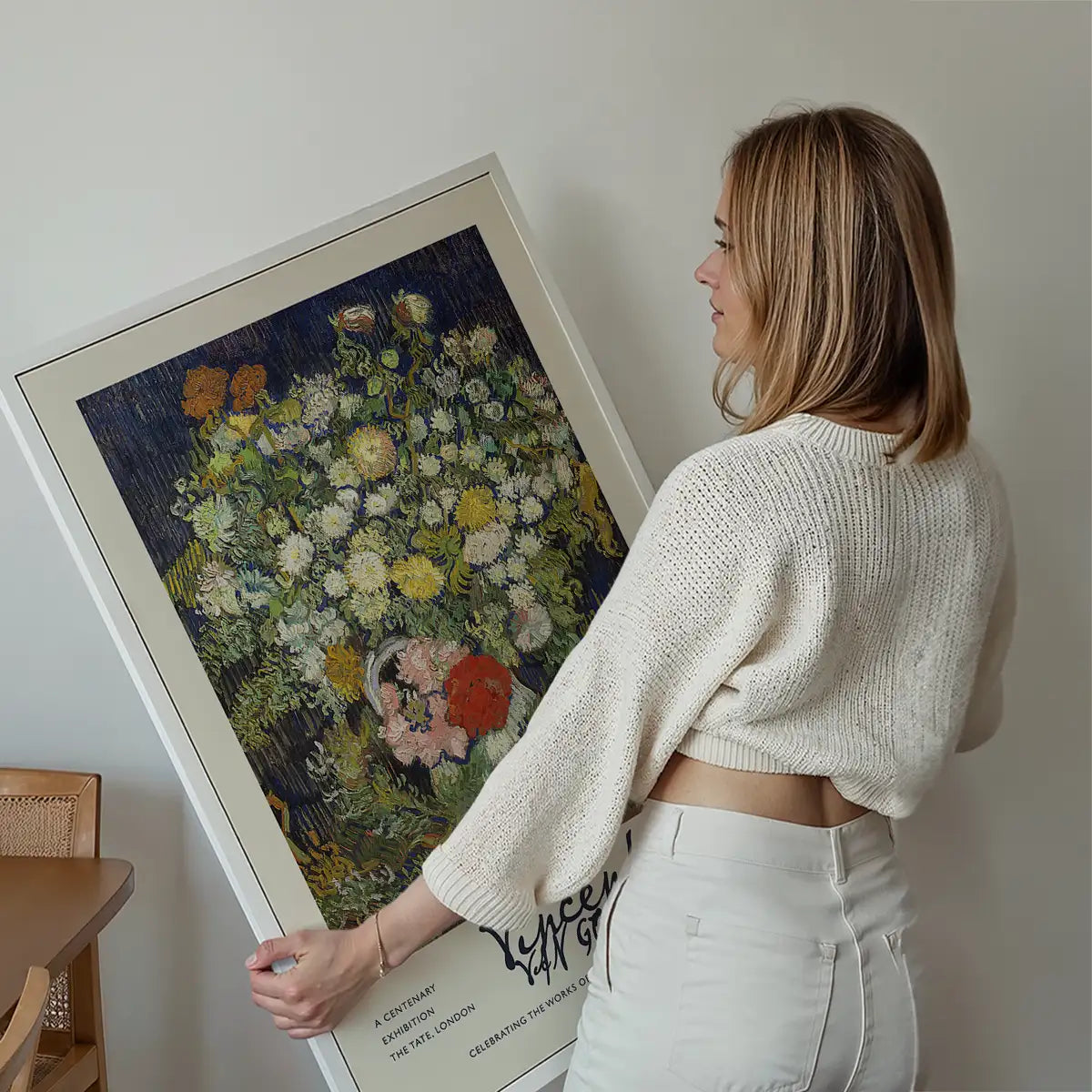 Vincent Van Gogh Bouquet of Flowers Exhibition Poster