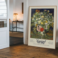 Vincent Van Gogh Bouquet of Flowers Exhibition Poster