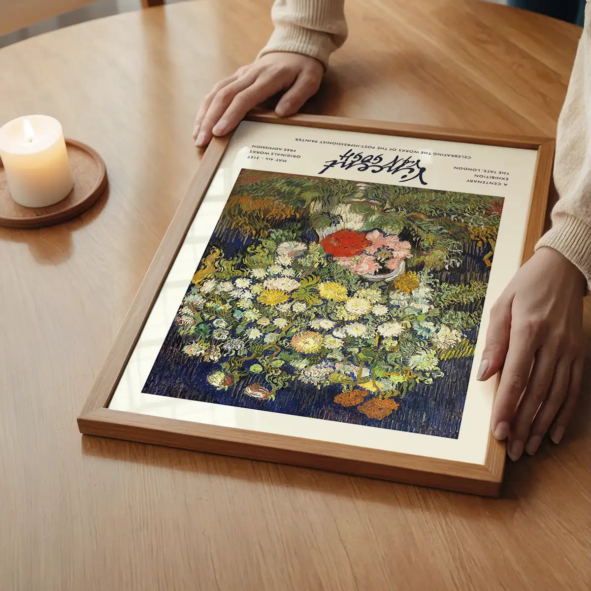 Vincent Van Gogh Bouquet of Flowers Exhibition Poster