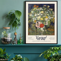 Vincent Van Gogh Bouquet of Flowers Exhibition Poster