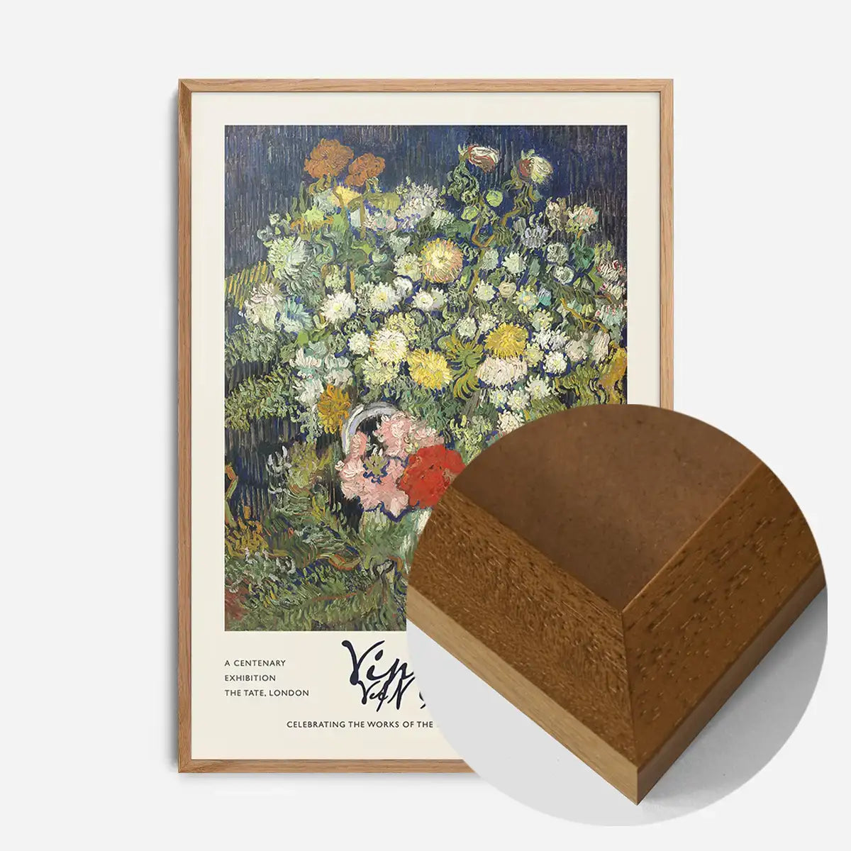 Vincent Van Gogh Bouquet of Flowers Exhibition Poster