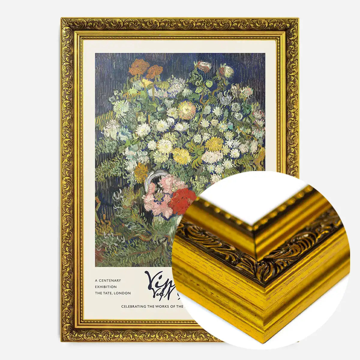 Vincent Van Gogh Bouquet of Flowers Exhibition Poster