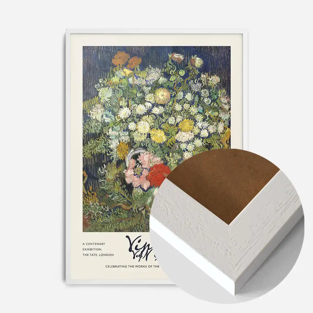 Vincent Van Gogh Bouquet of Flowers Exhibition Poster