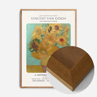 Vincent Van Gogh Sunflowers centenary exhibition poster