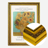 Vincent Van Gogh Sunflowers centenary exhibition poster