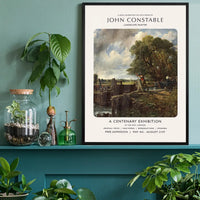 John Constable centenary exhibition poster