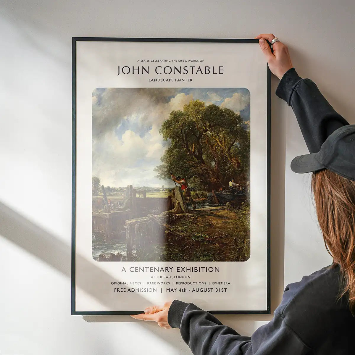 John Constable centenary exhibition poster
