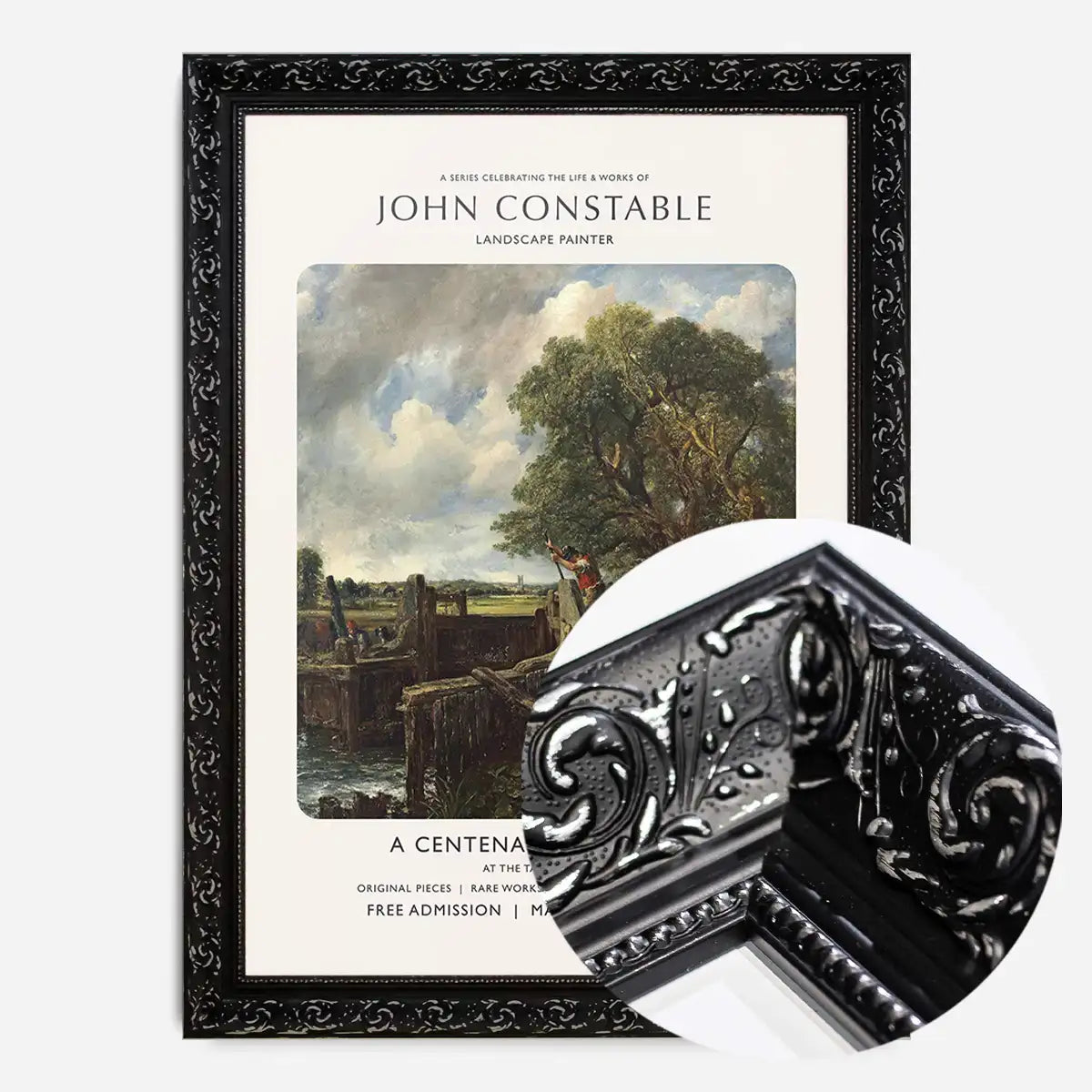 John Constable centenary exhibition poster