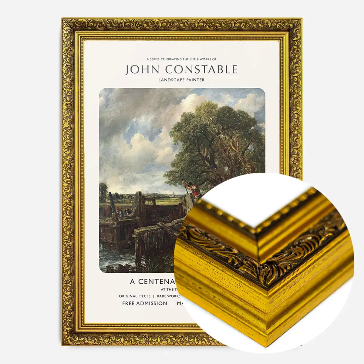 John Constable centenary exhibition poster